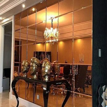 آینه 4 میل برنز